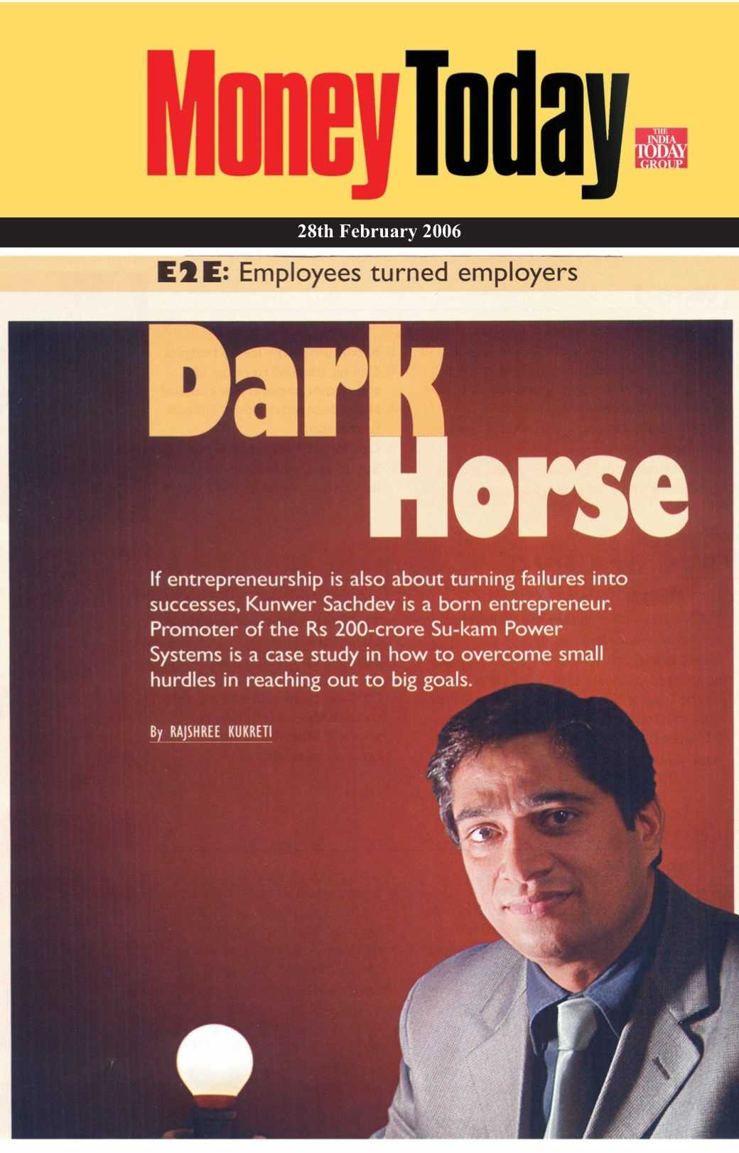 Dark Horse — Money Today article