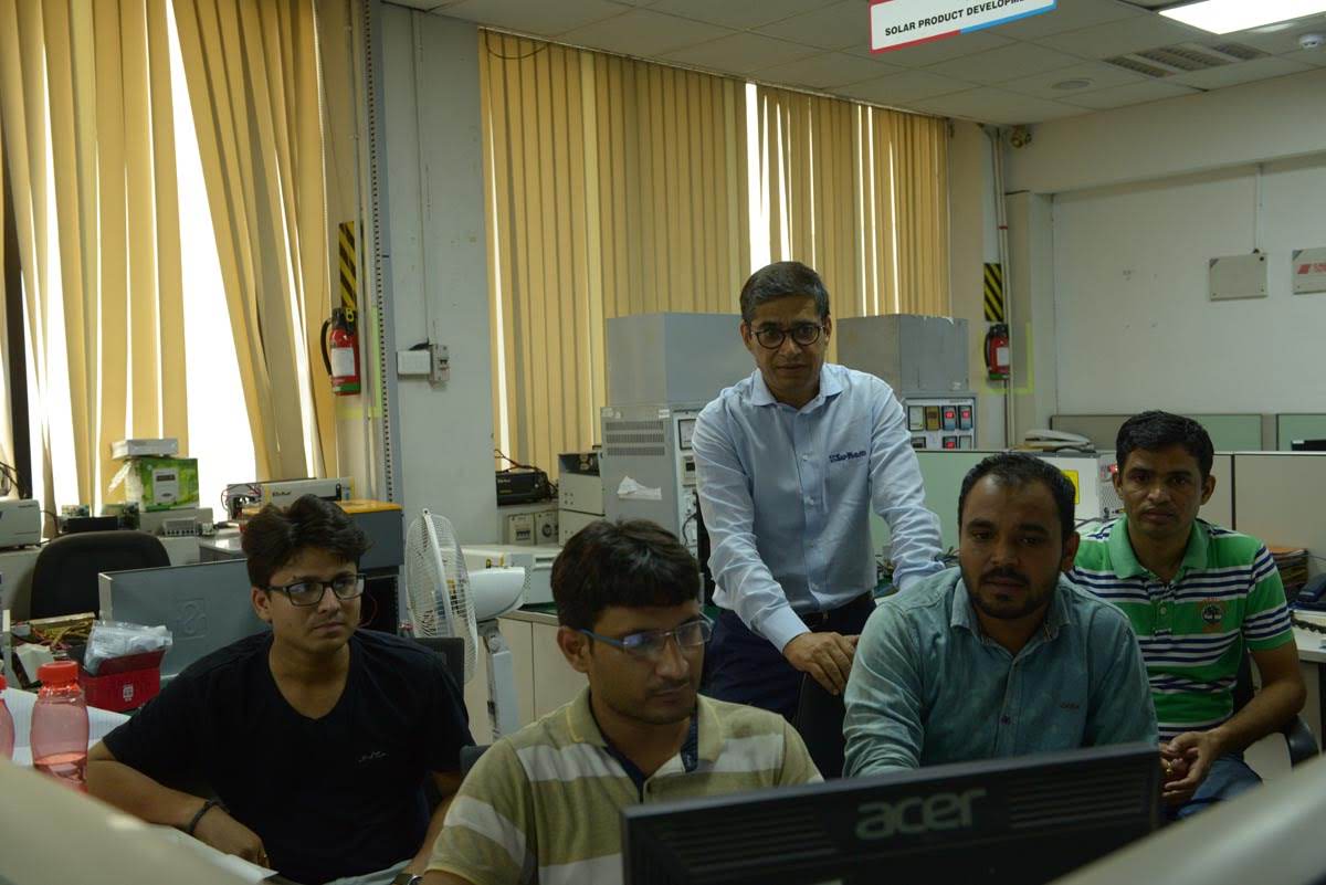 Kunwer Sachdev working with his team