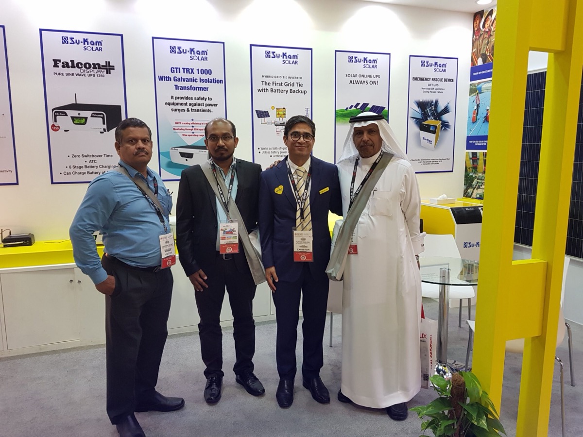 Su-Kam at a Dubai exhibition